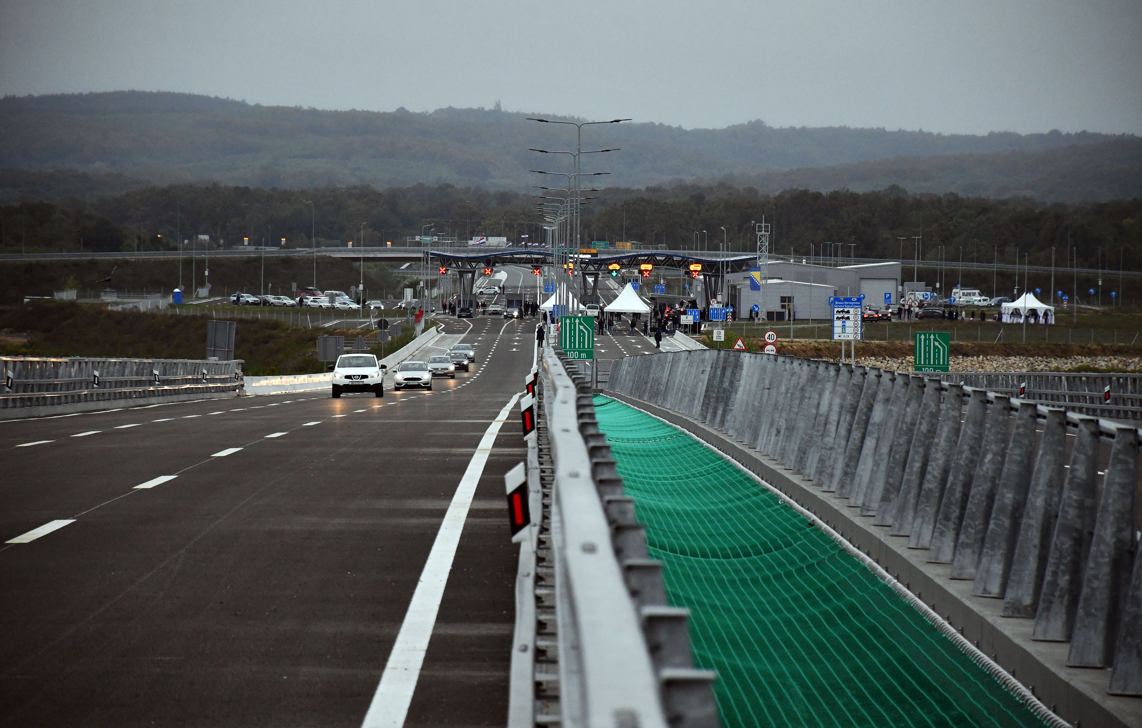 Svilaj: Svečanost otvorenja novog mosta preko rijeke Save i graničnog prijelaza Svilaj.
