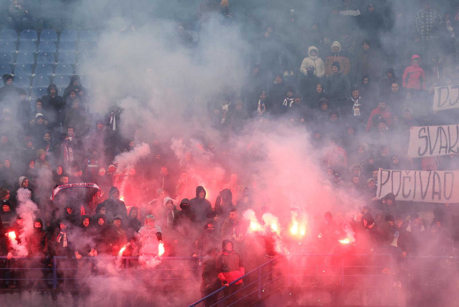 Atmosfera na stadionu Maksimir