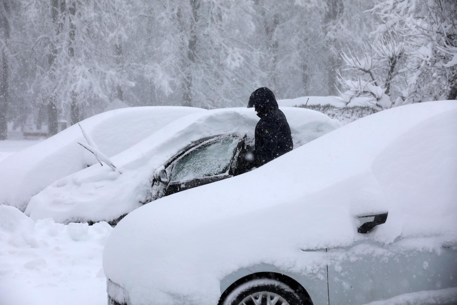 Snježno nevrijeme u Gorskom kotaru