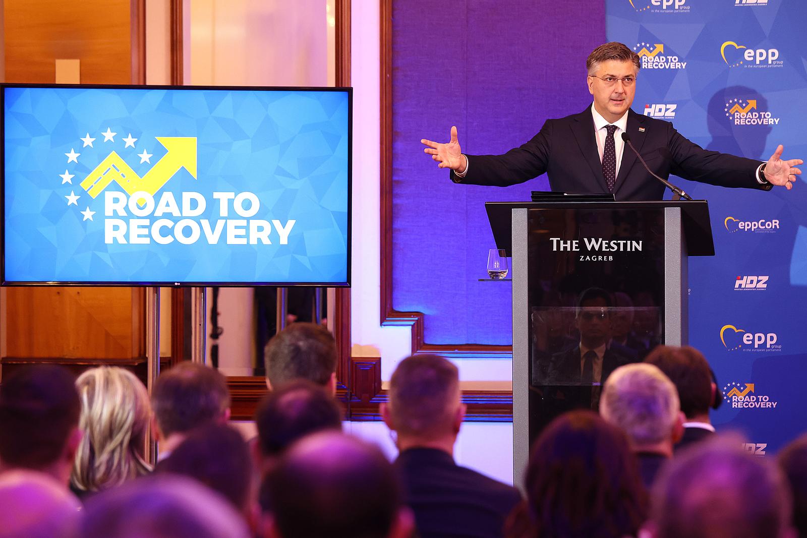Zagreb: Andrej Plenković sudjelovao na konferenciji “Put oporavka”
