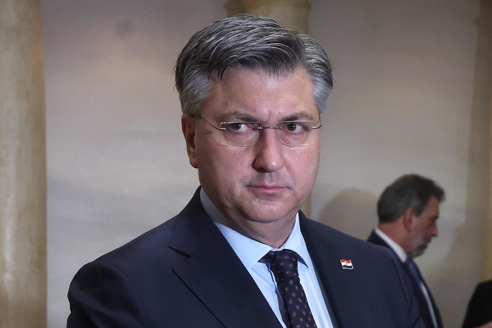 Zagreb: Plenković se obratio medijima nakon sastanka Partnerstva za transatlantsku, energetsku i klimatsku suradnju