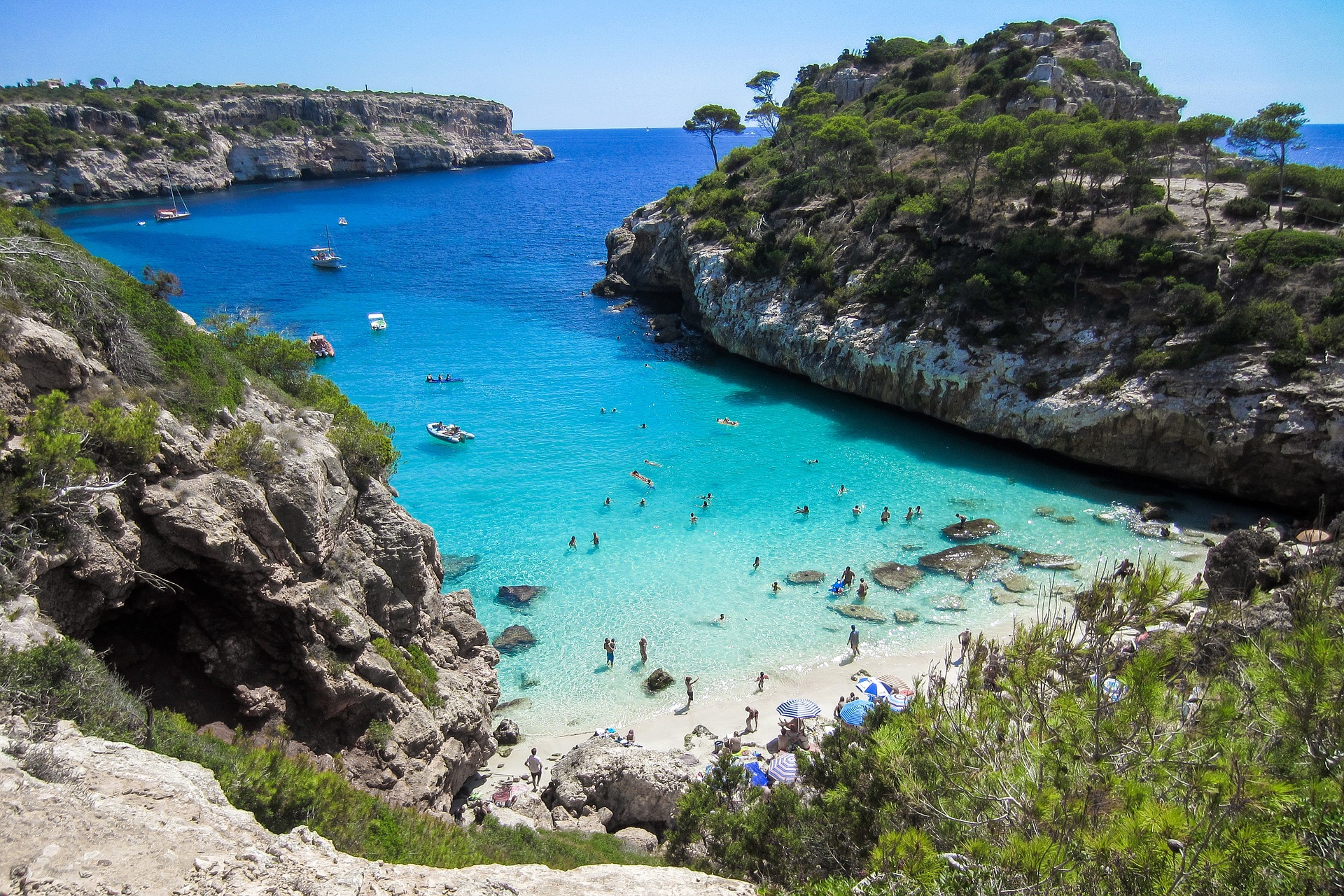 plaža, Mallorca, Španjolska, ljetovanje