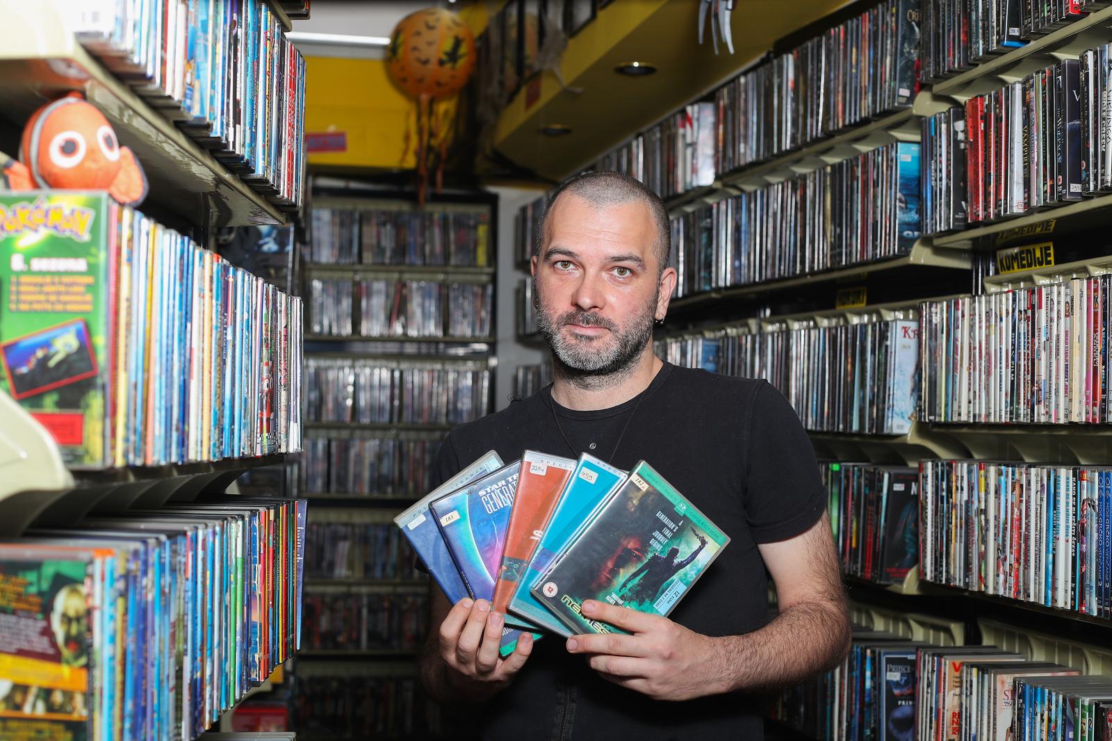 Marko Jantol vlasnik jedine zagreba?ke videoteke Pauk