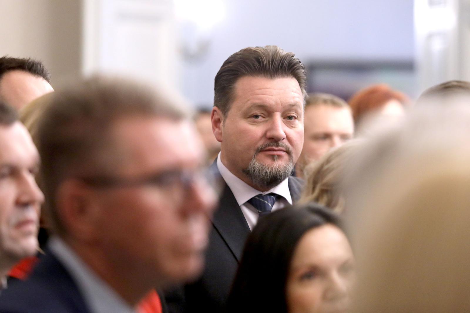 Zagreb: Domjenak u Saboru nakon završetka sjednice i uoči zimske stanke