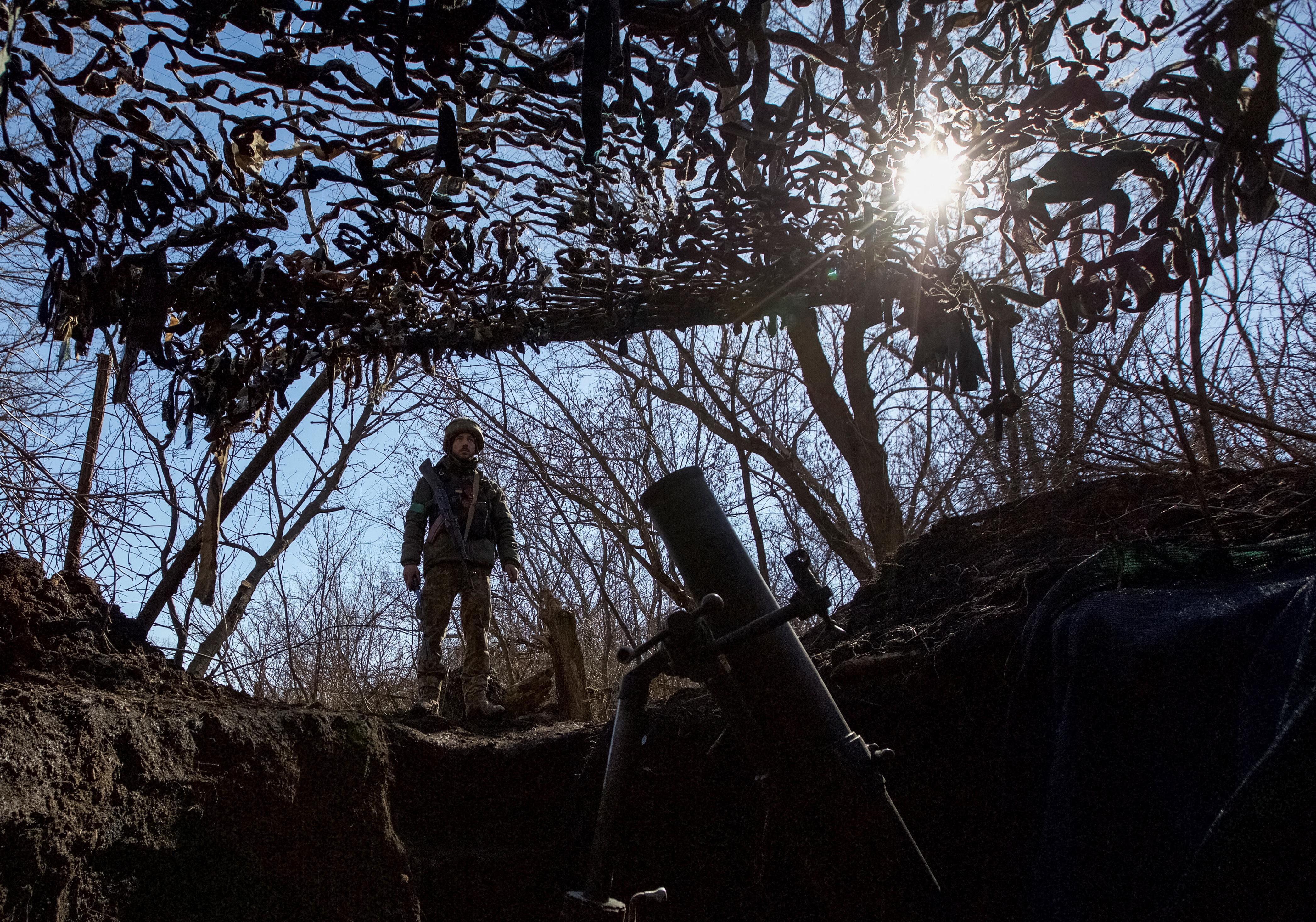 Bahmut, invazija na ukrajinu, ukrajinski vojnik, ukrajinska vojska