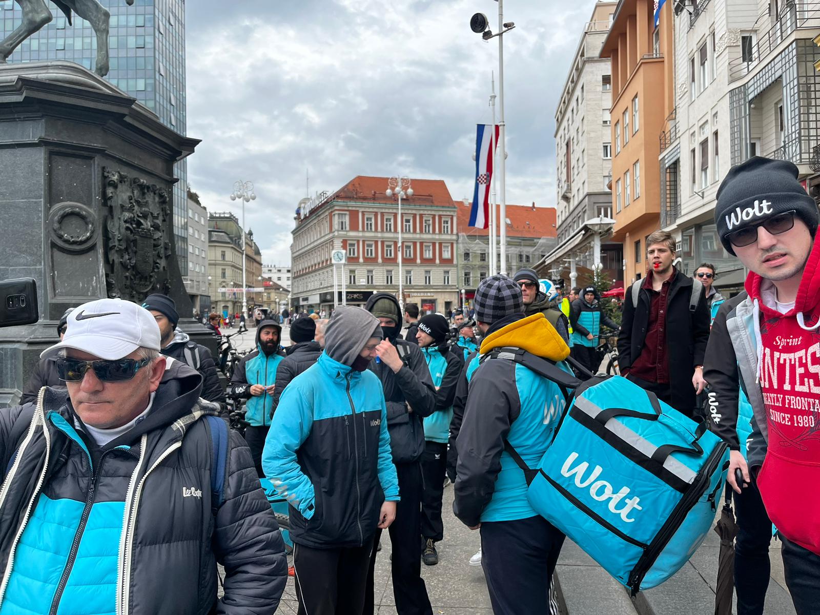 wolt prosvjed