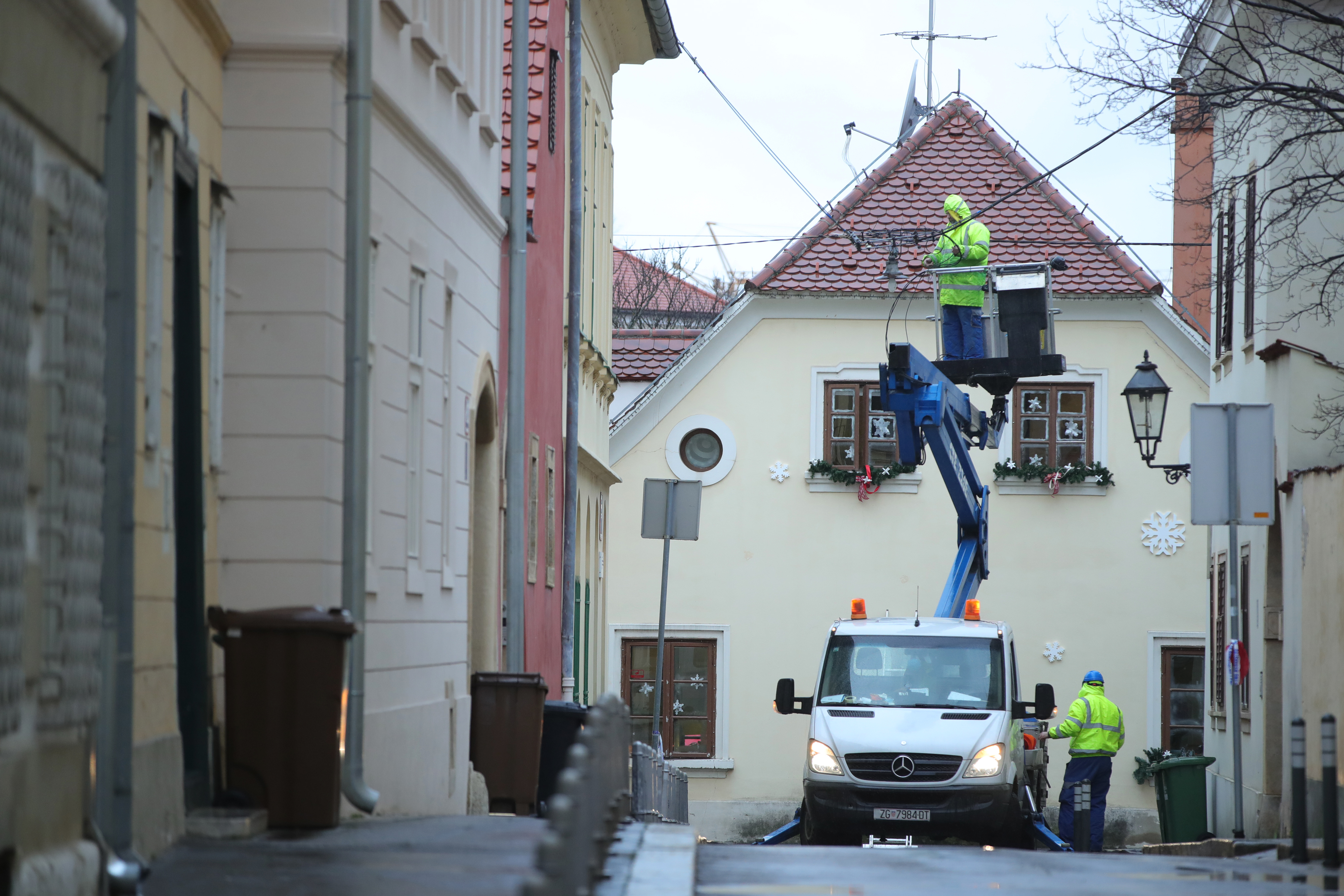 Zagreb: Popravak električne mreže na Gornjem gradu