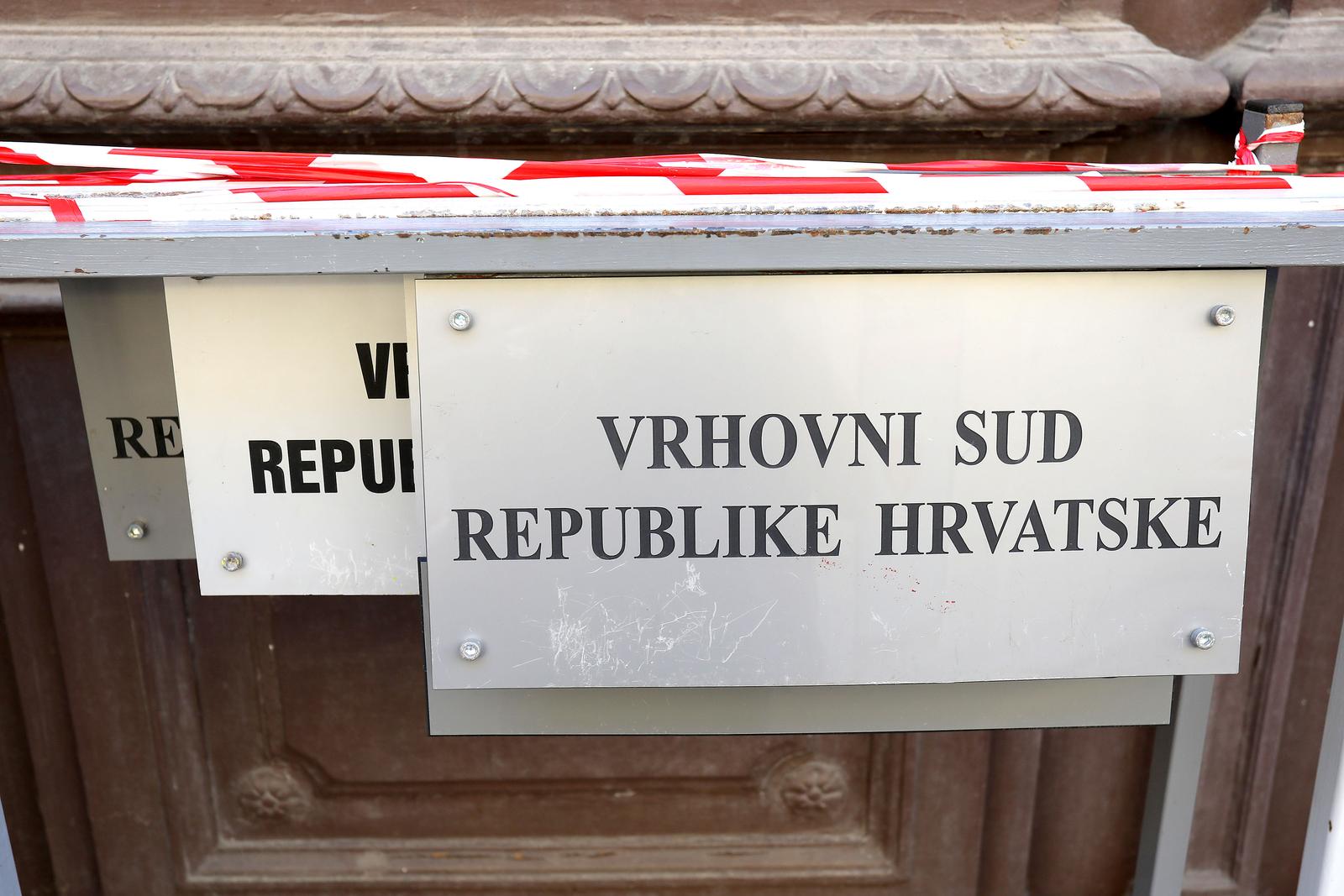 Oznaka Vrhovni sud Republike Hrvatske