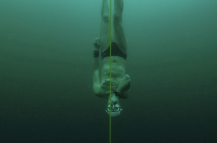 ronjenje. David Vencl, rekord