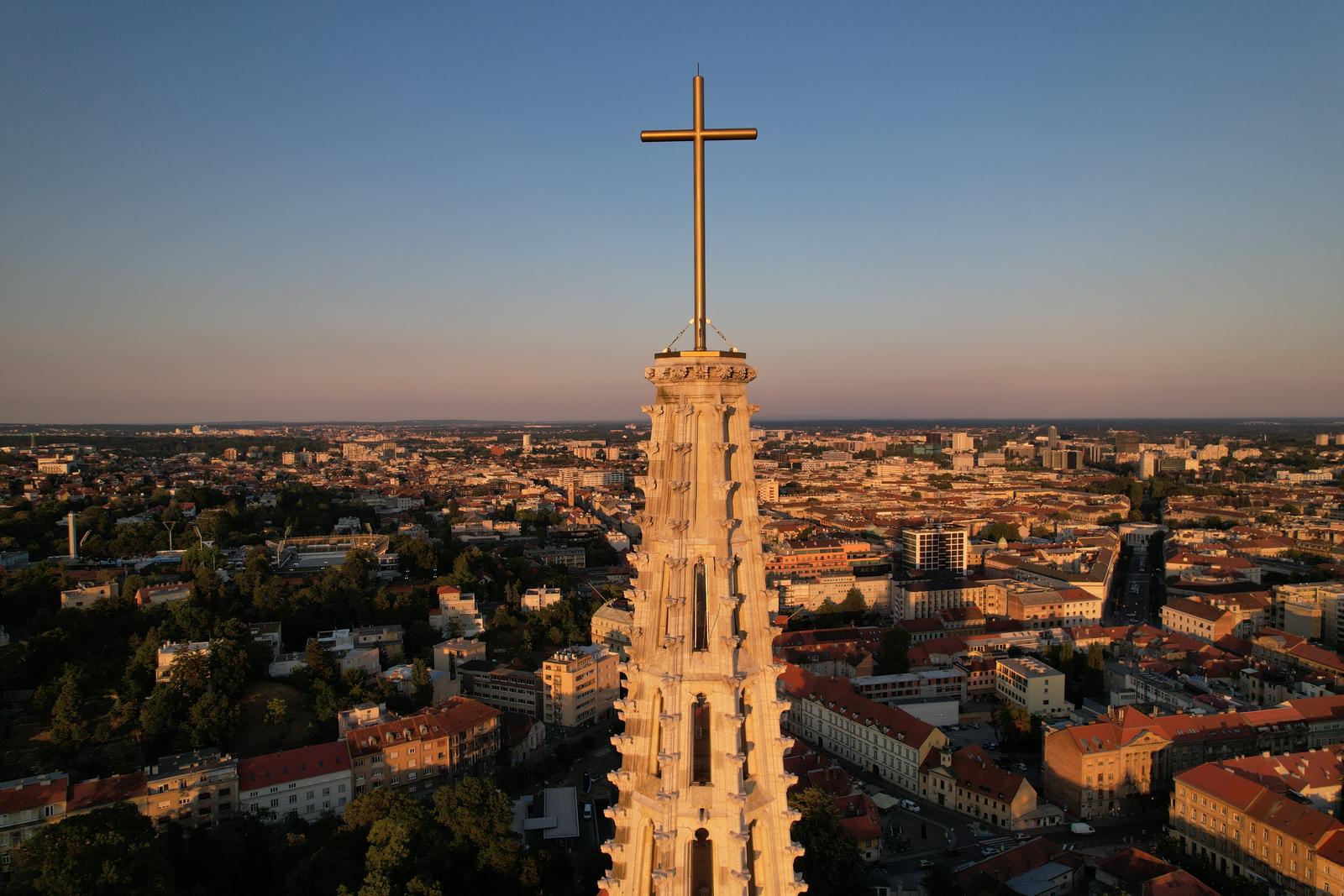 Fotografije iz zraka zagrebačke katedrale