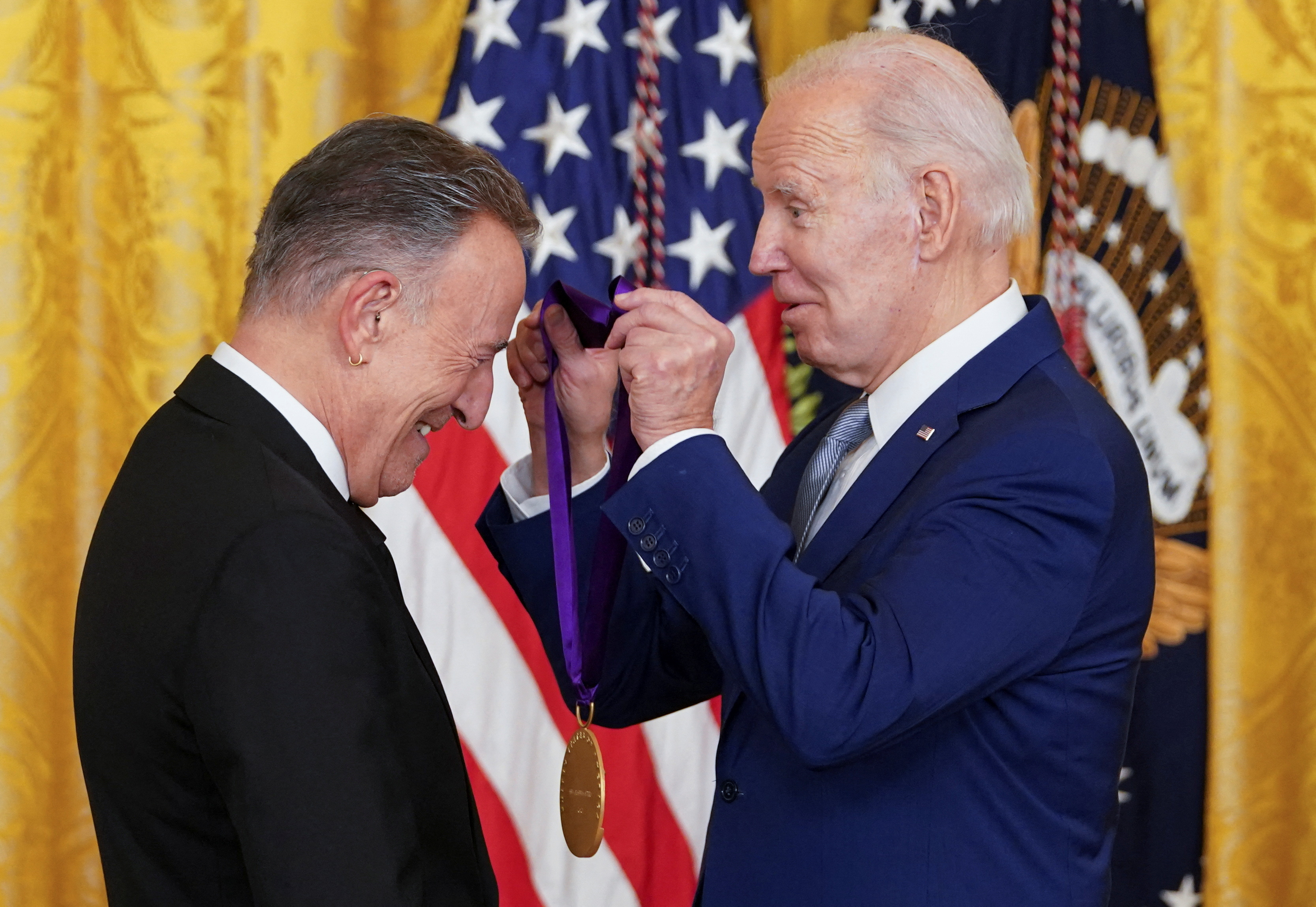 U.S. President Biden hosts national arts and humanities awards ceremony at the White House in Washington