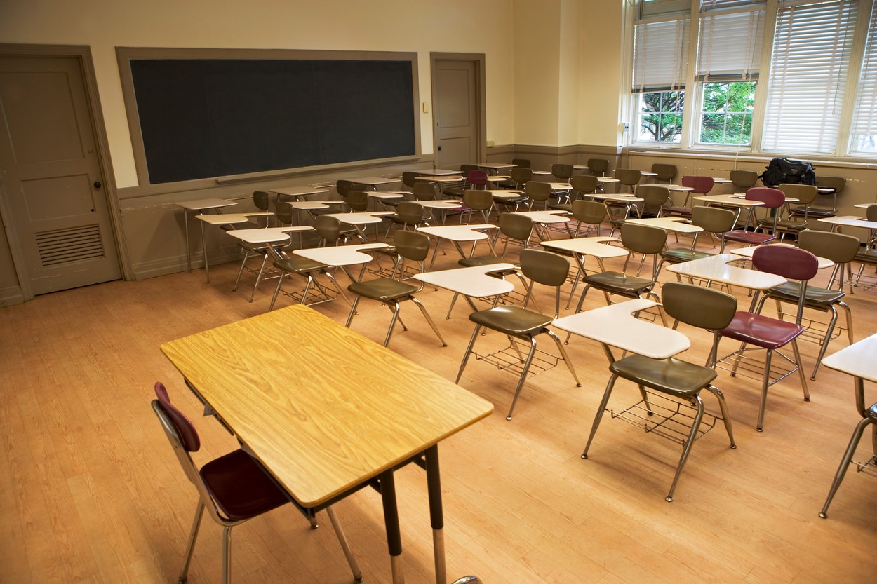 Empty classroom
