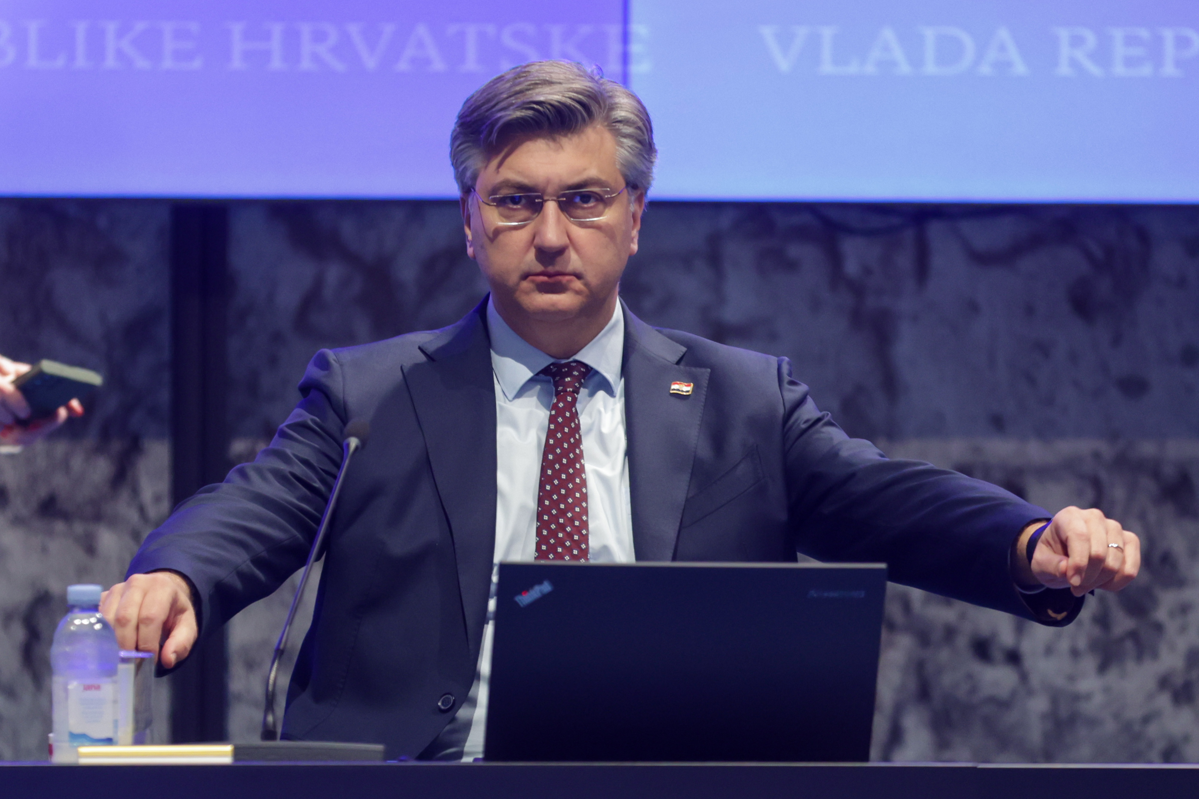 Zagreb: Sjednica Vlade u NSK