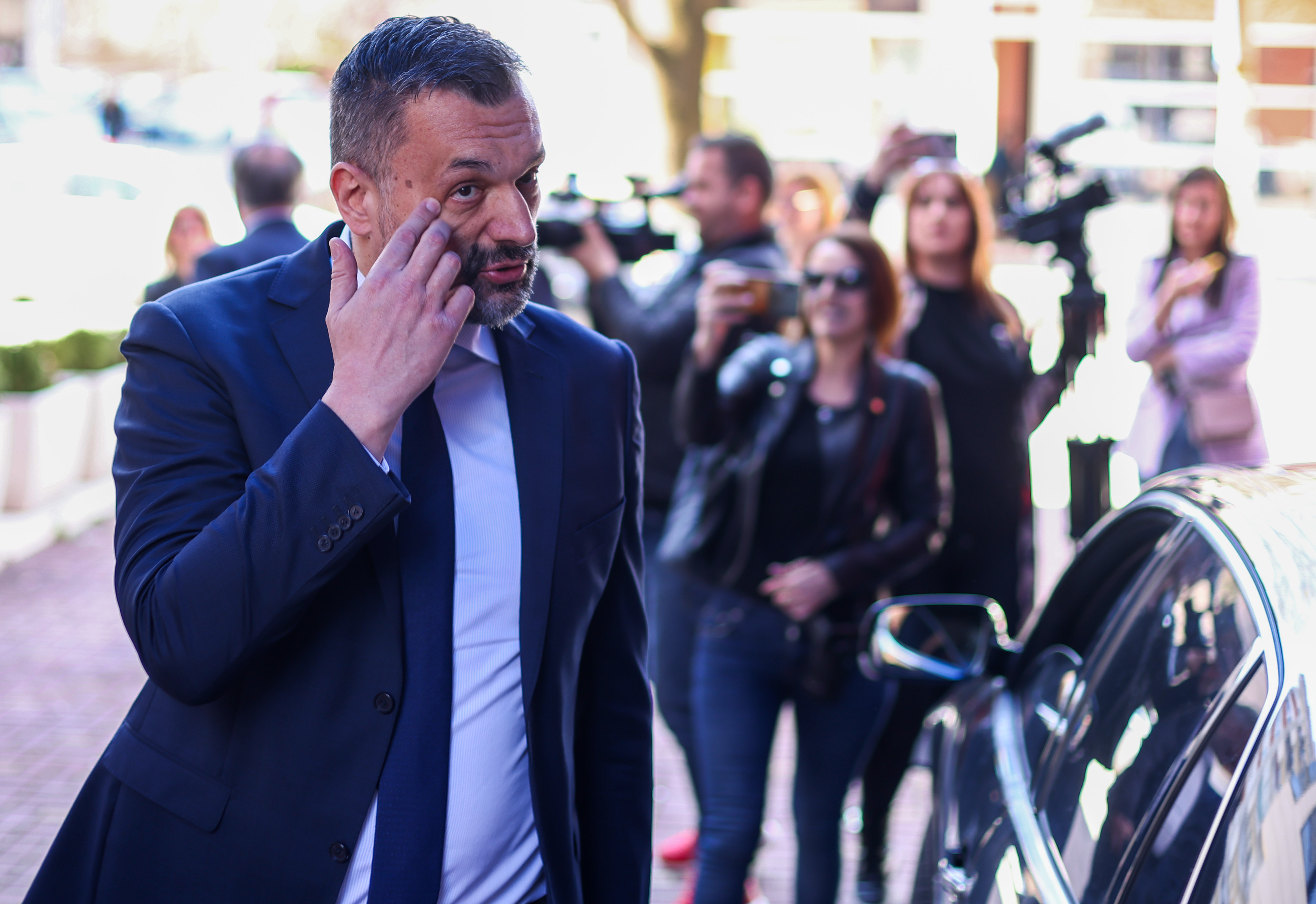 Mostar: Sastanak lidera HDZ-a Dragana Čovića i predsjednika SDP-a Nermina Nikšića