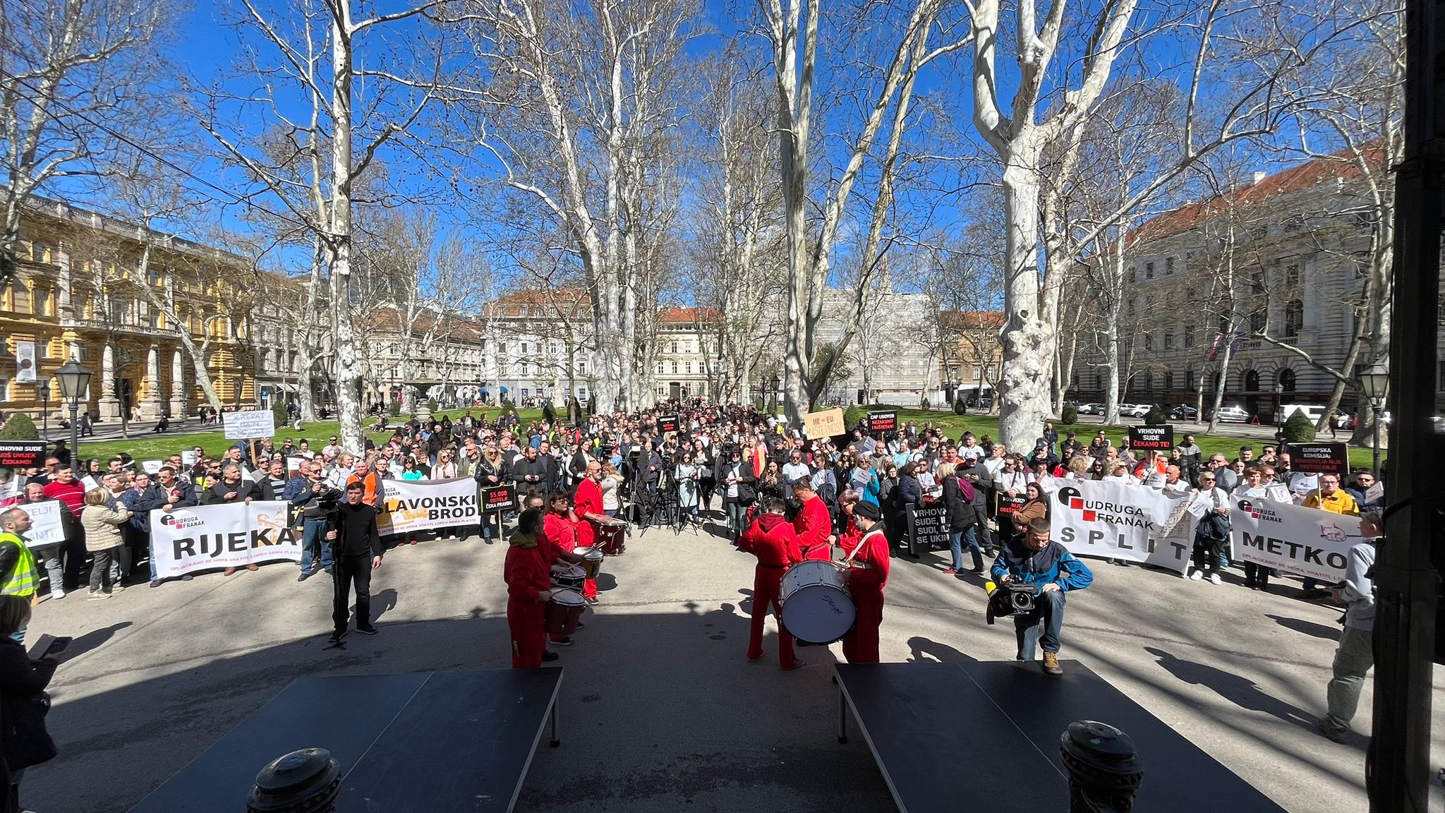 prosvjed Udriuge Franak