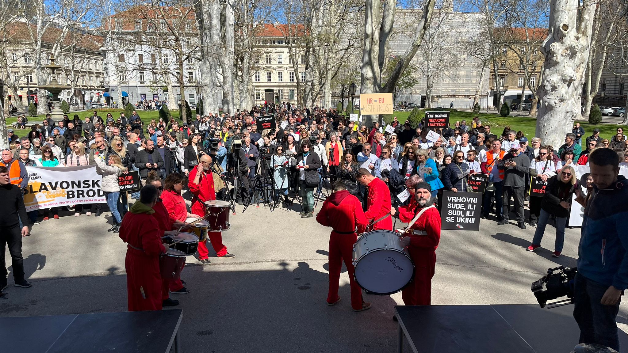 prosvjed udruge Franak