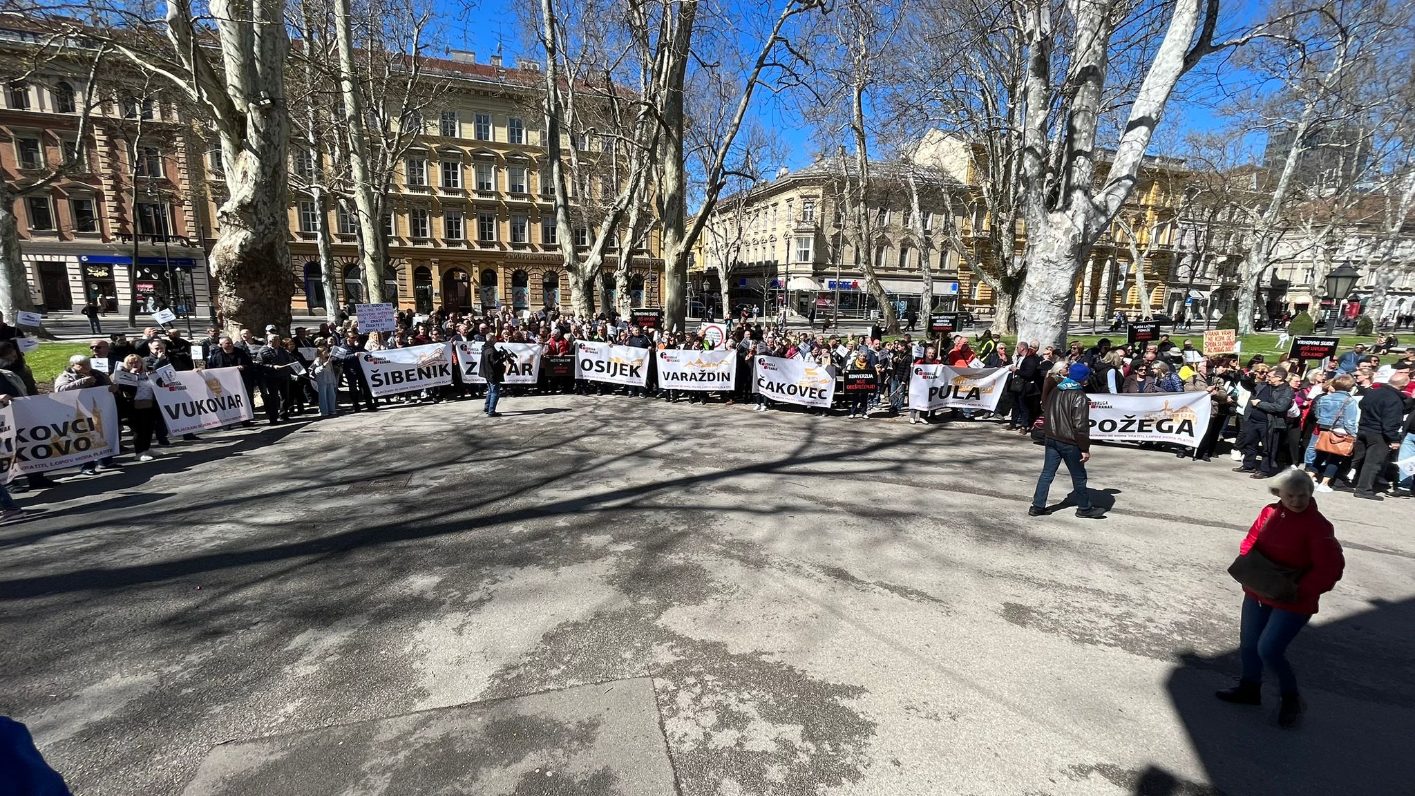 prosvjed Udruge Franak