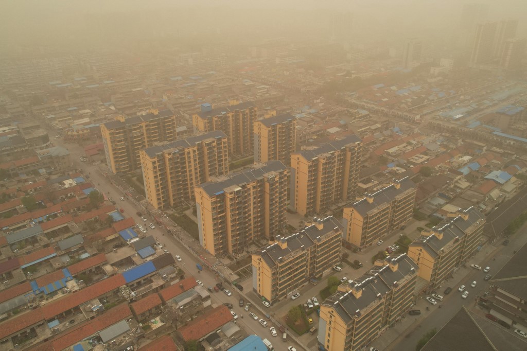 pješčana oluja u Kini