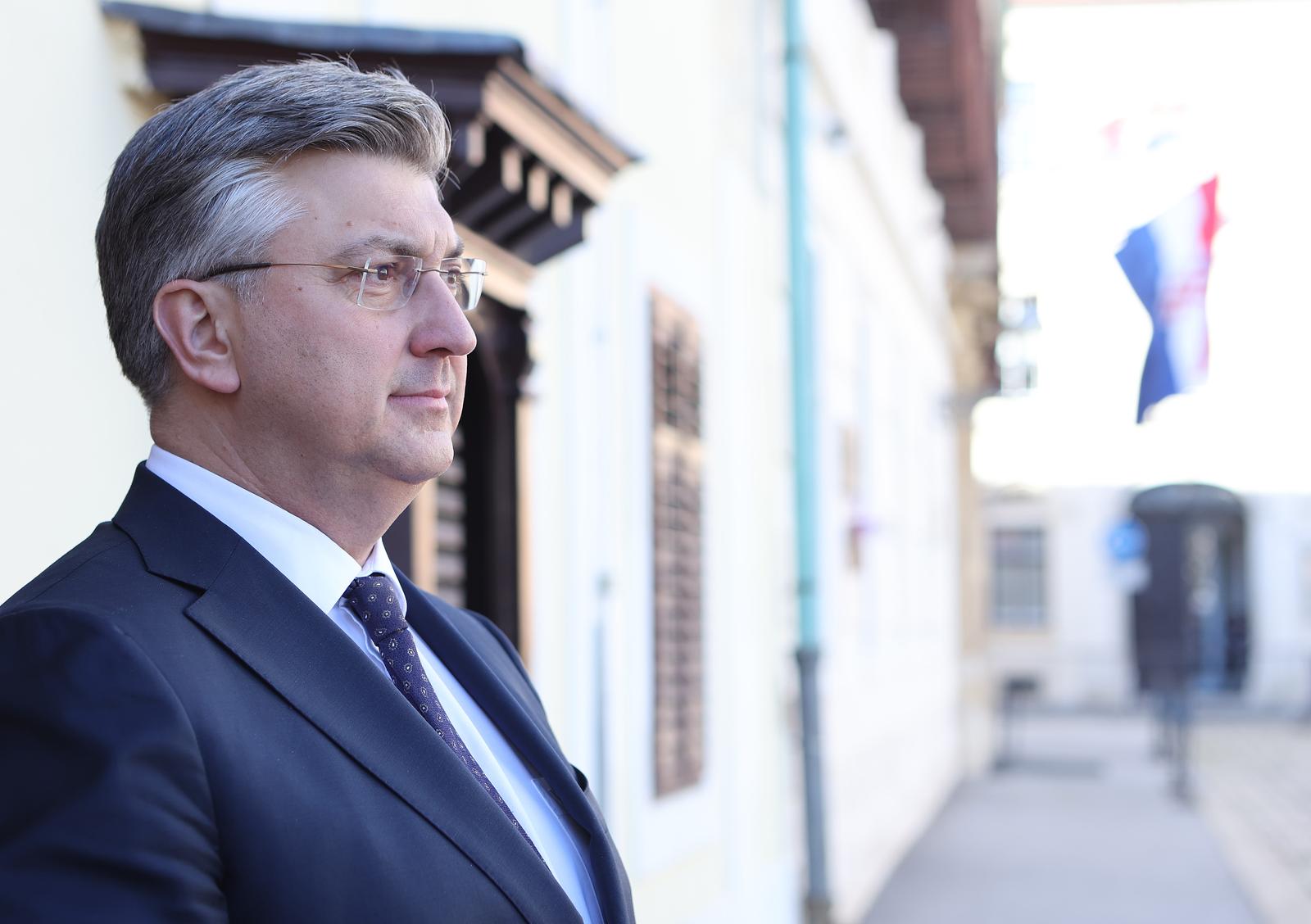 Zagreb: Premijer Andrej Plenković primio predsjedateljicu Predsjedništva BiH Željku Cvijanović