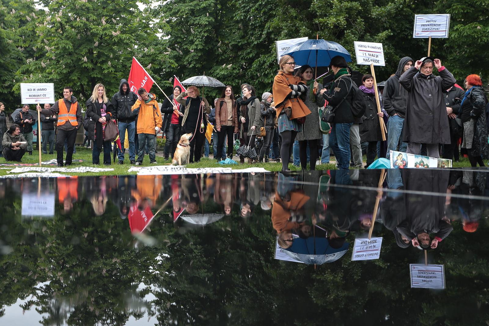 Zagreb: "Kapital napada, radnice i radnici vrijeme je za otpor" slogan je druge sindikalne povorke
