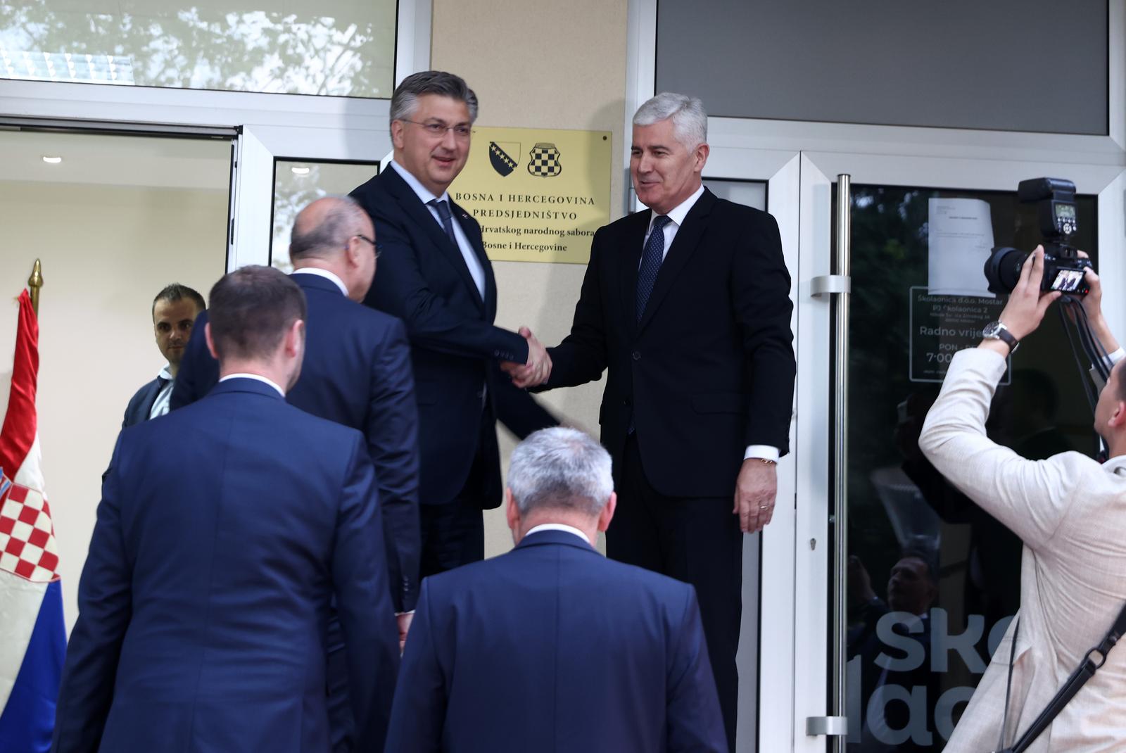 Mostar: Andrej Plenković sastao se s Draganom Čovićem