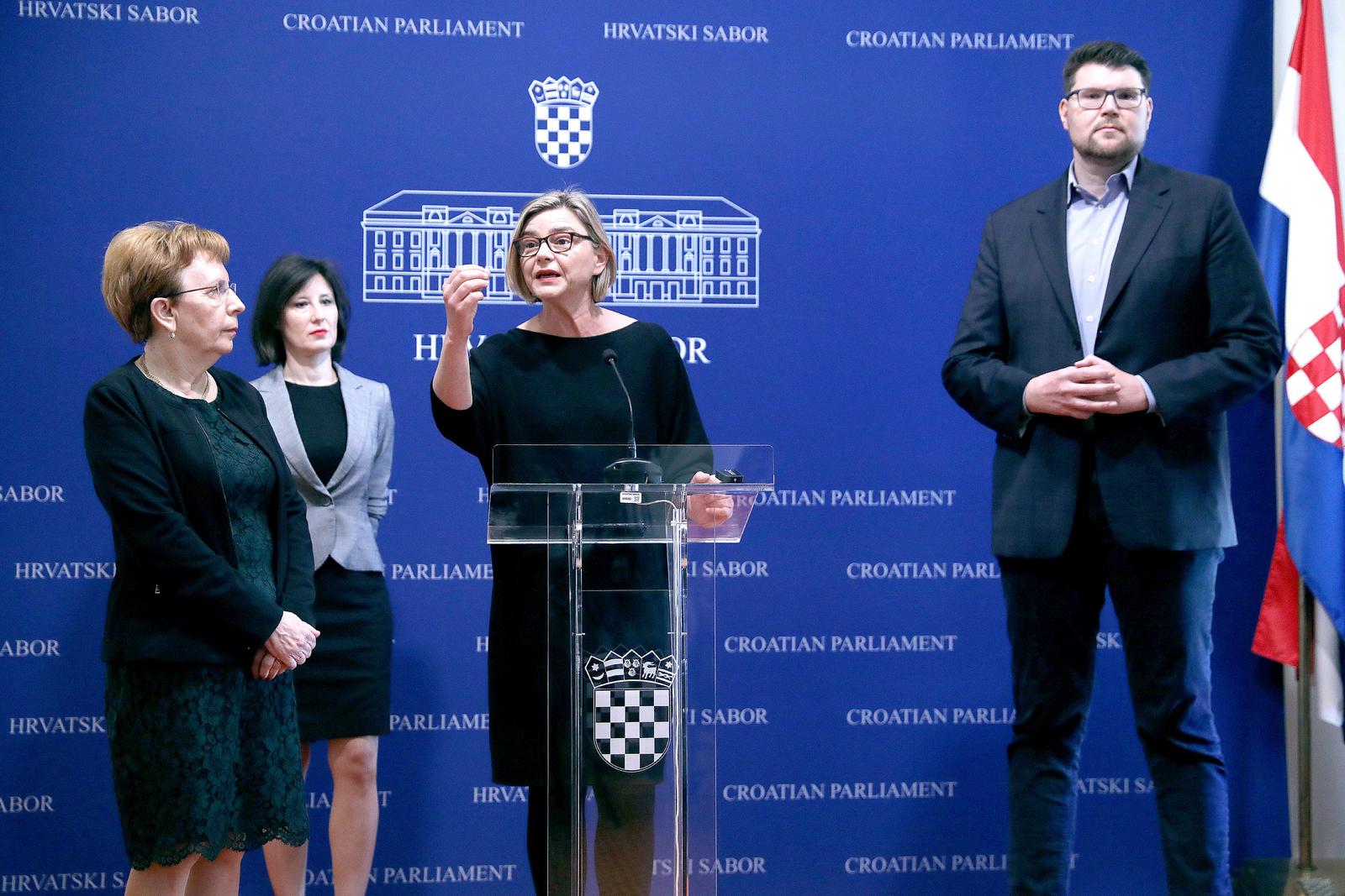 Zagreb: Oporba o današnjoj sjednici Odbora za ustav