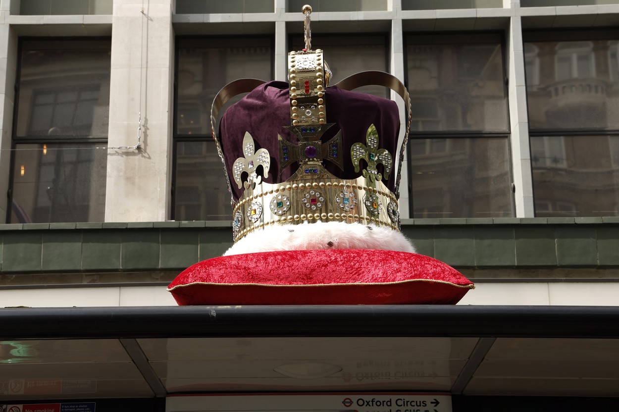 Preparations For King Charles III And Queen Camilla Coronation In London England, United Kingdom - 05 May 2023