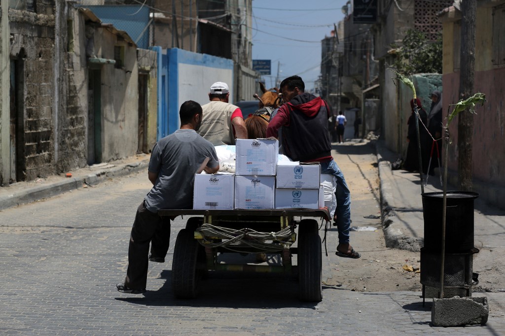 Palestina, humanitarna pomoć, pojas gaze, gaza, unrwa