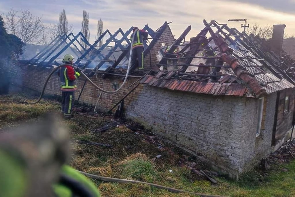 obitelj Ferenčina, kuća, požar
