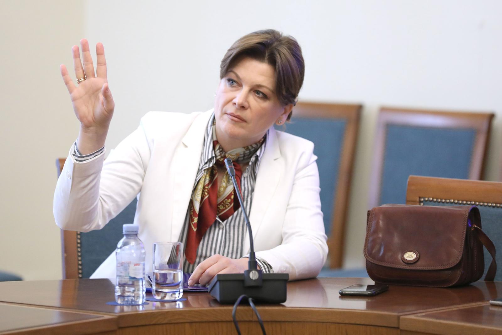 Zagreb: Zlata Hrvoj Sipek pred saborskim Odborom za pravosudje