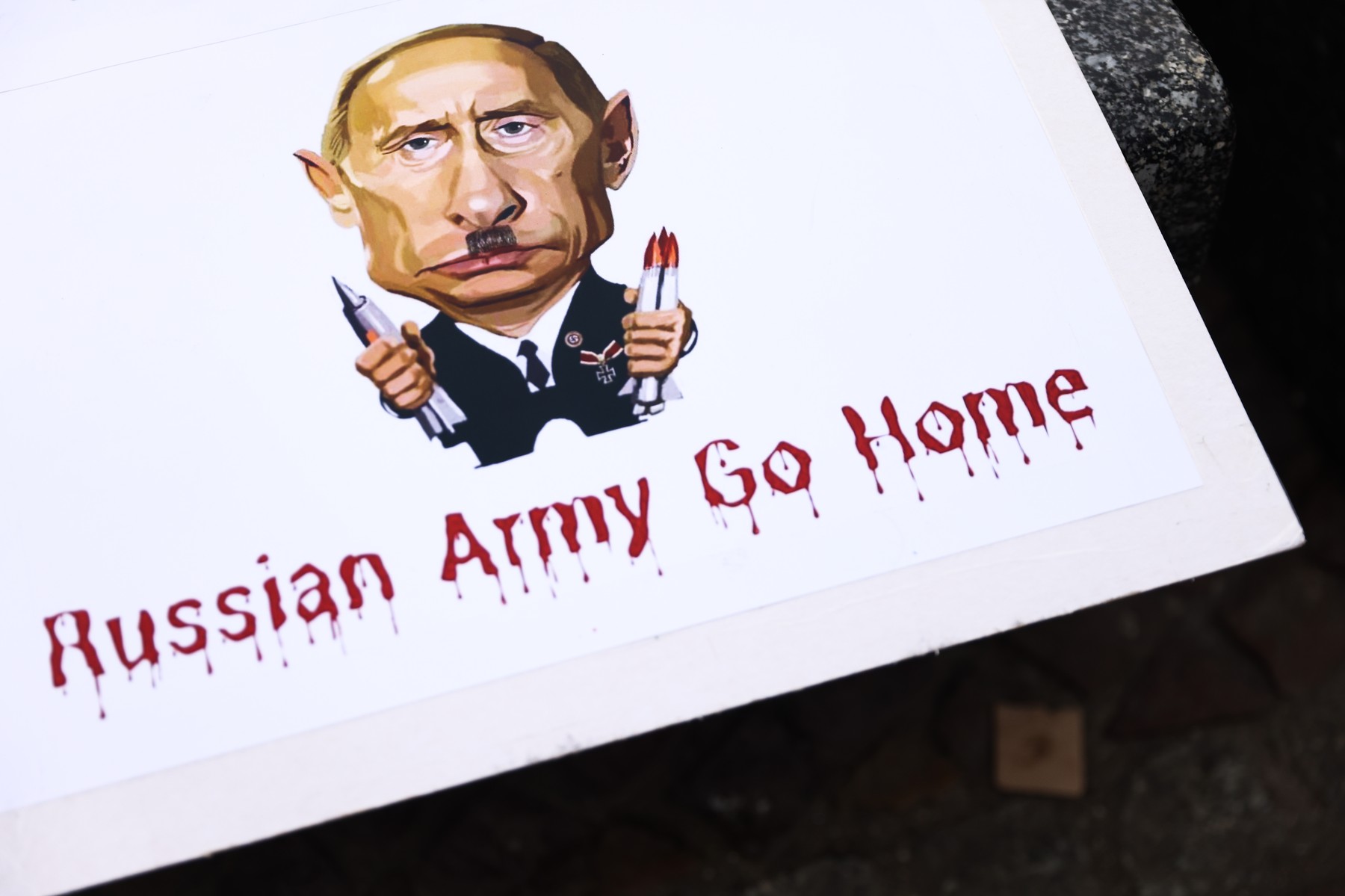 Protest In Solidarity With Ukraine In Poland, Kraków - 20 Apr 2023