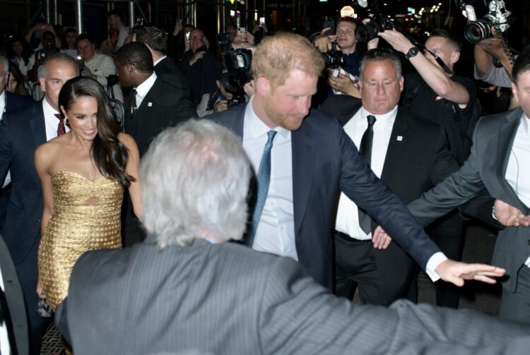 Prince Harry and Meghan Markle depart The Ms. Foundation Women of Vision Awards