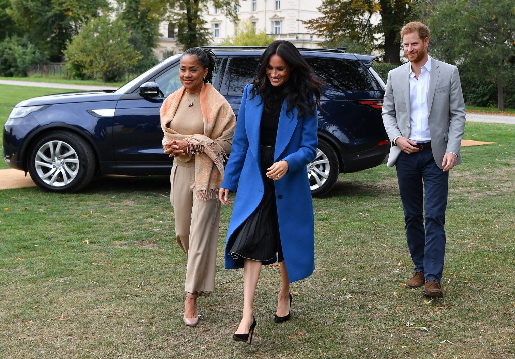 princ Harry, Meghan Markle i Doria Ragland