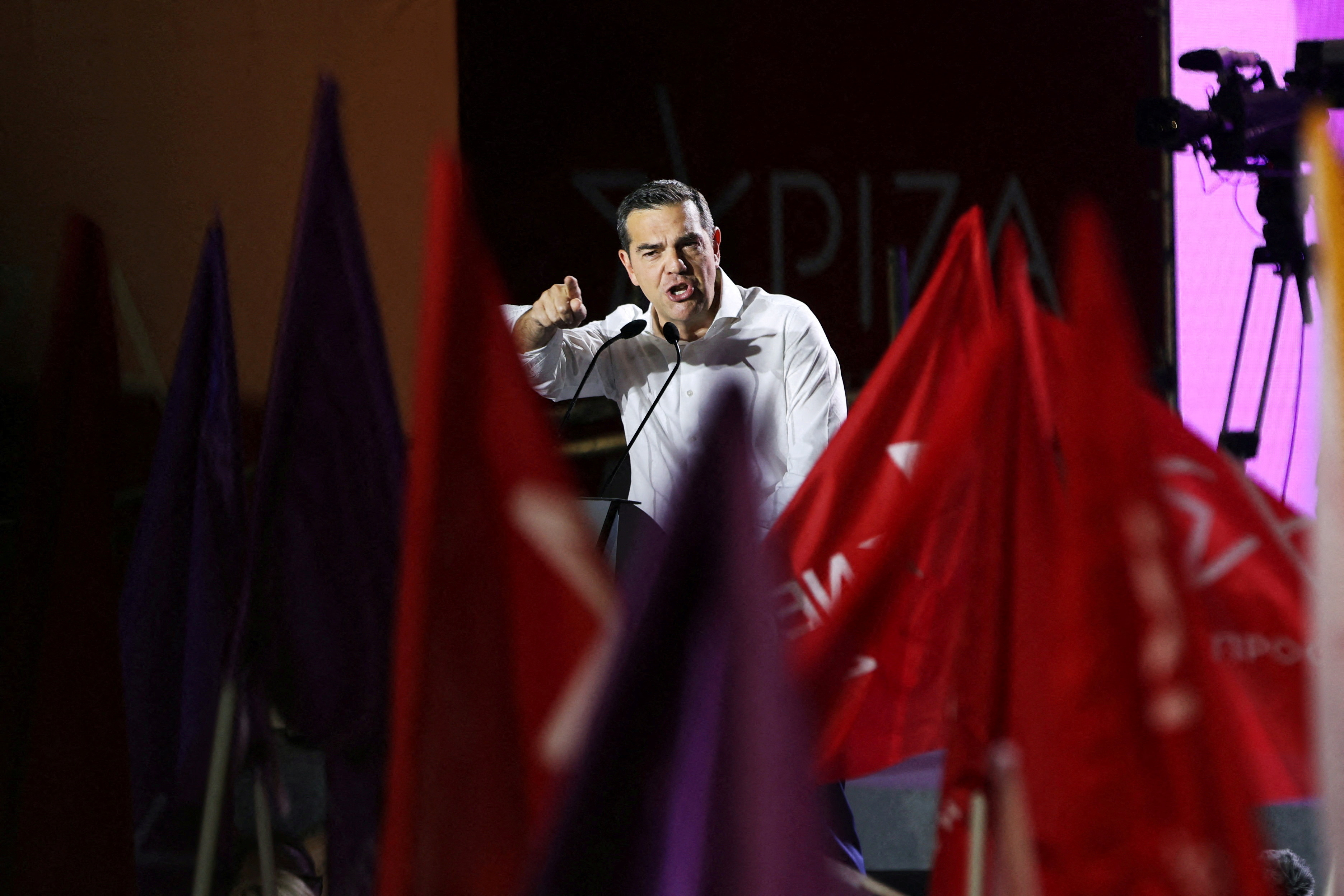 Main Athens rally of main opposition leader Alexis Tsipras ahead of May 21 vote
