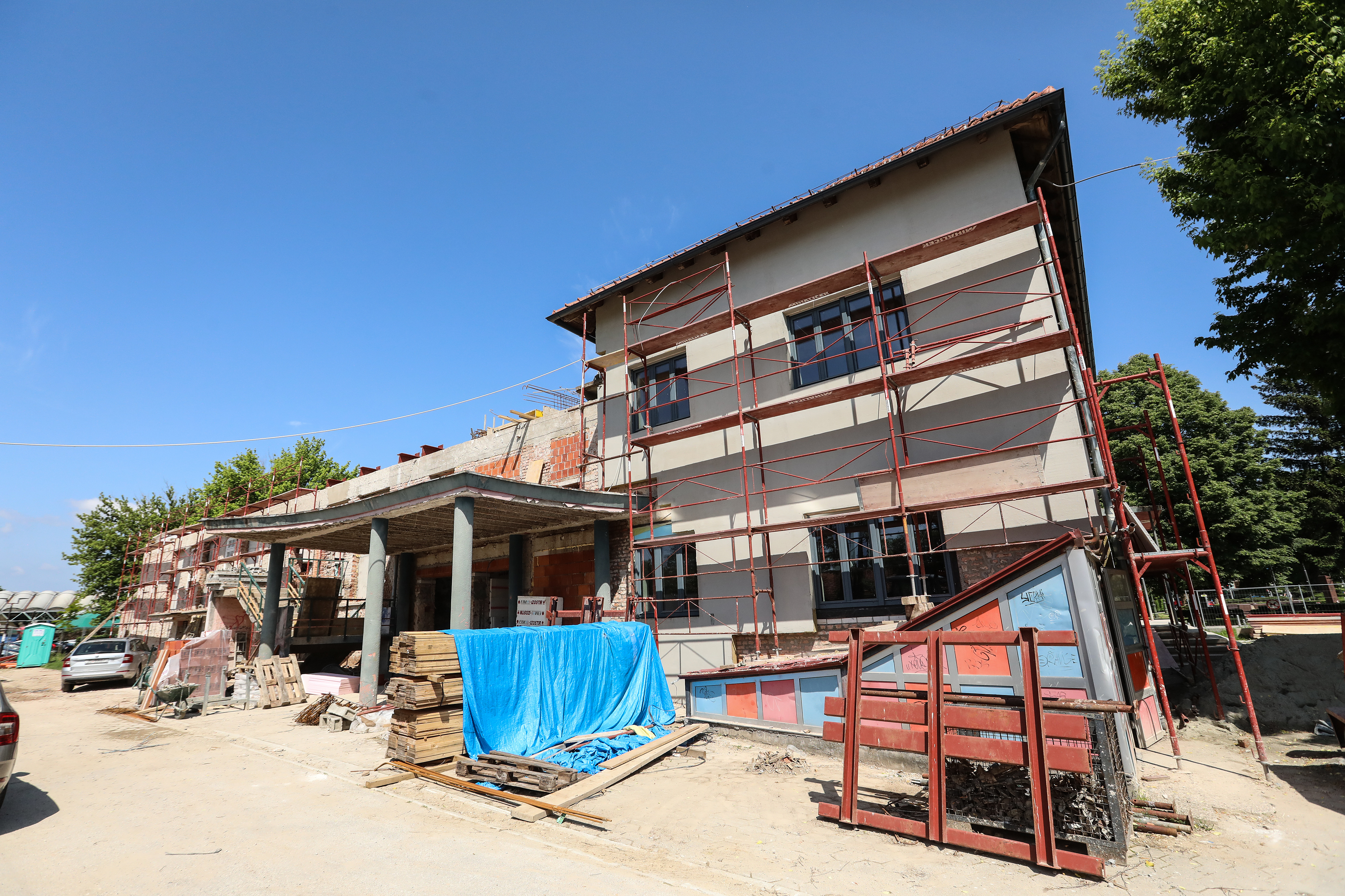 obnova, potres, gradilište