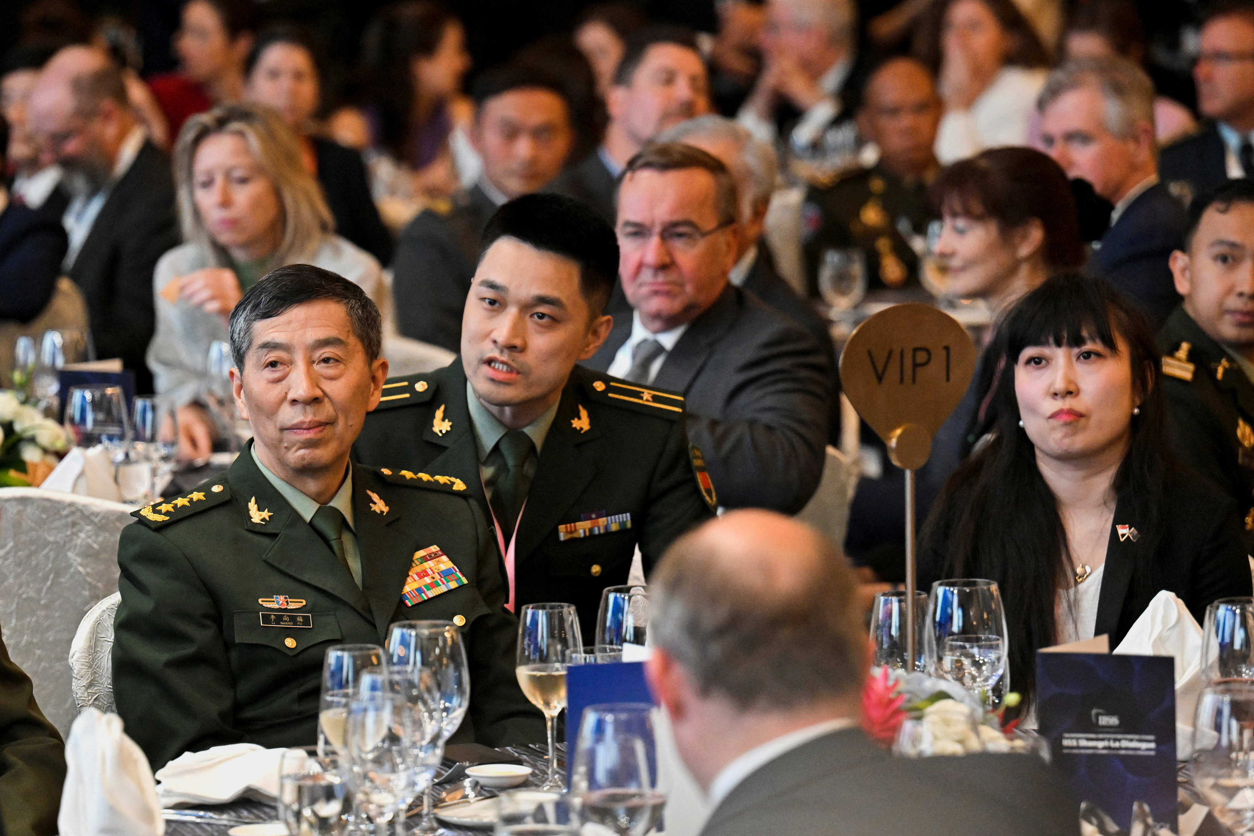 China’s Defence Minister Li Shangfu attends the 20th IISS Shangri-La Dialogue in Singapore