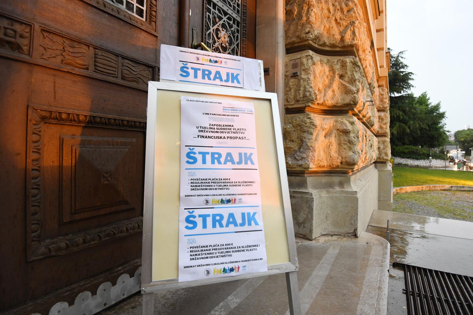 ibenik: Zapo?eo trajk u tijelima sudbene vlasti i Dravnom odvjetnitvu