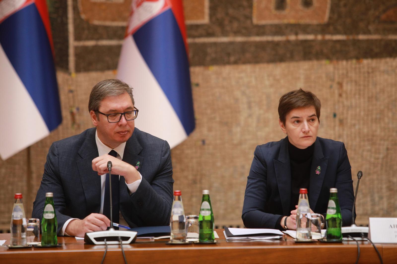 Ana Brnabić i Aleksandar Vučić