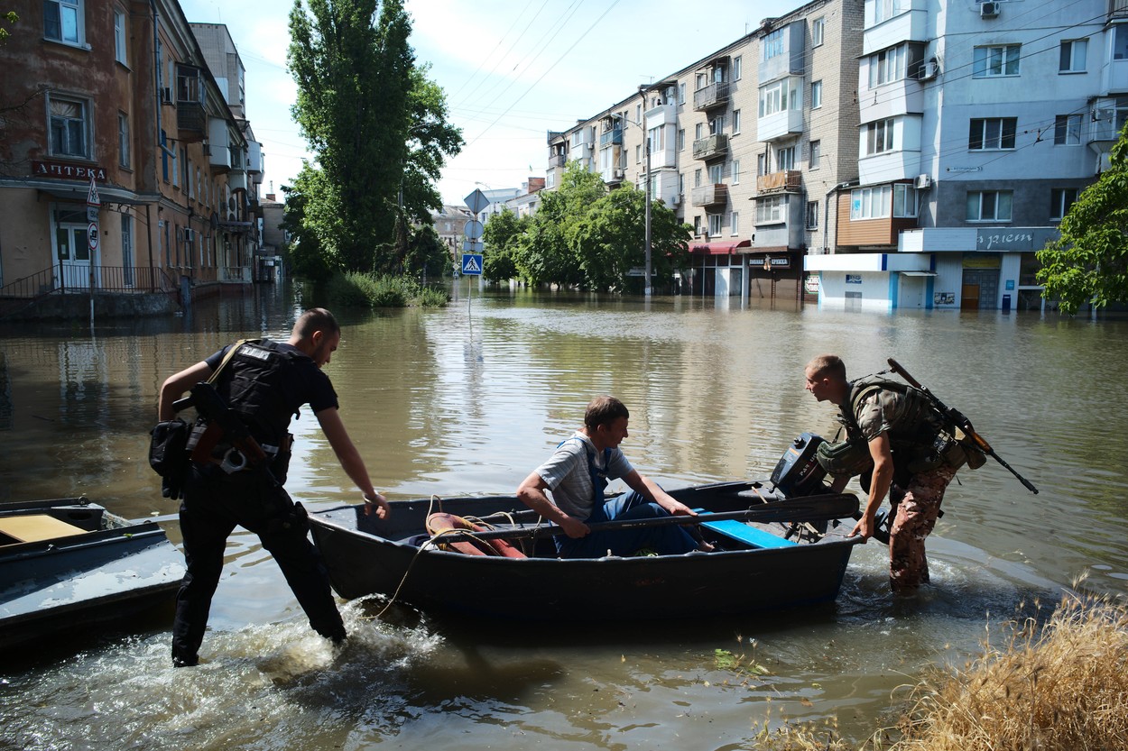 Ukraine Kherson Inondation
