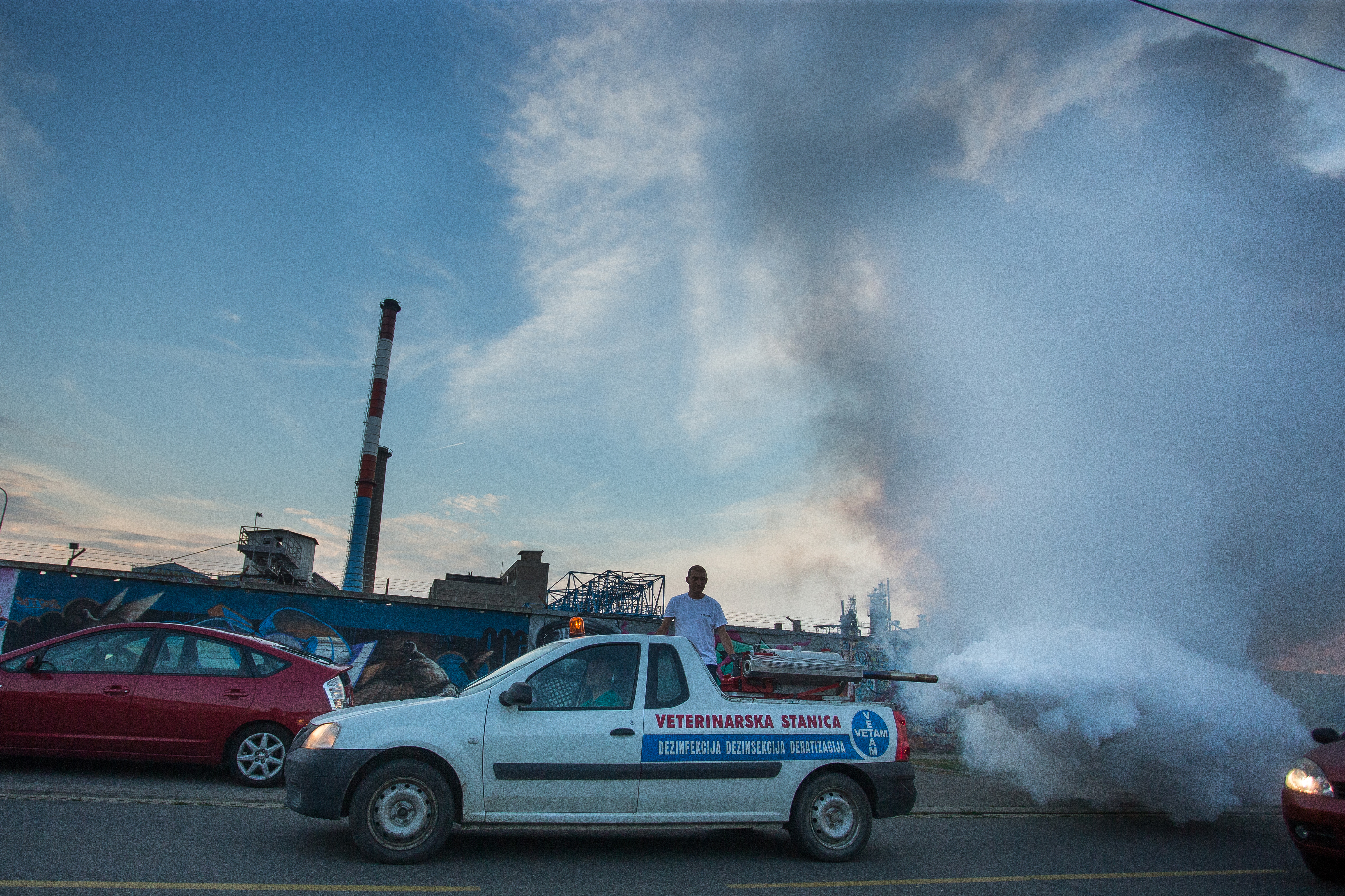 komarci, zaprašivanje