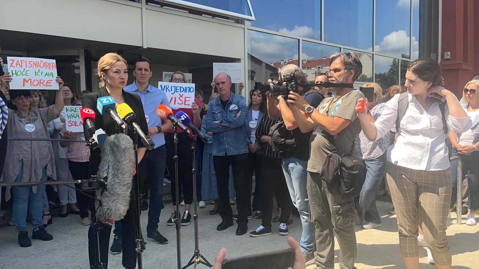 štrajk, pravosuđe, sud, sudovi, prosvjed