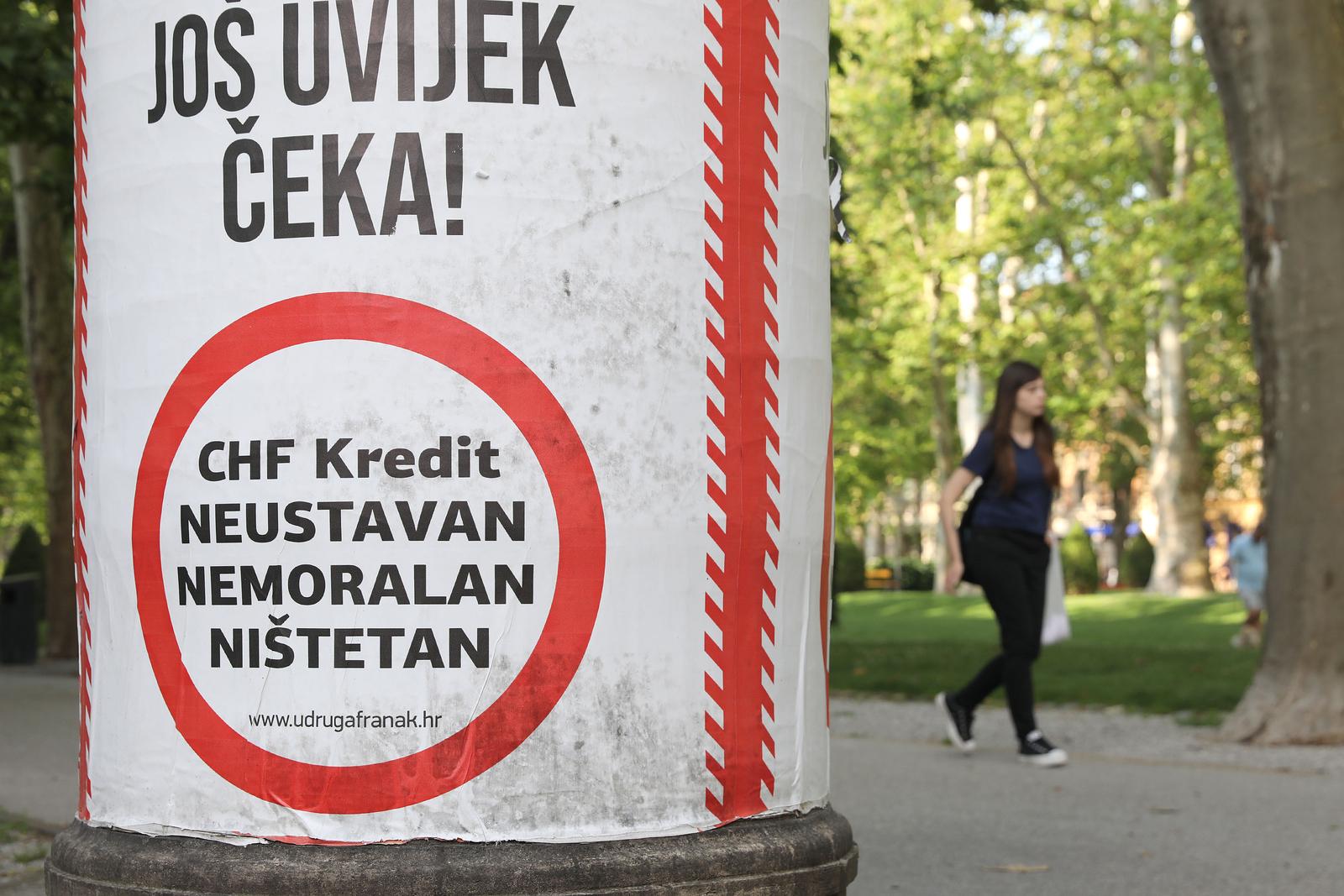 Zagreb: Još samo 5 dana za podnošenje tužbe zbog kredita u švicarcima