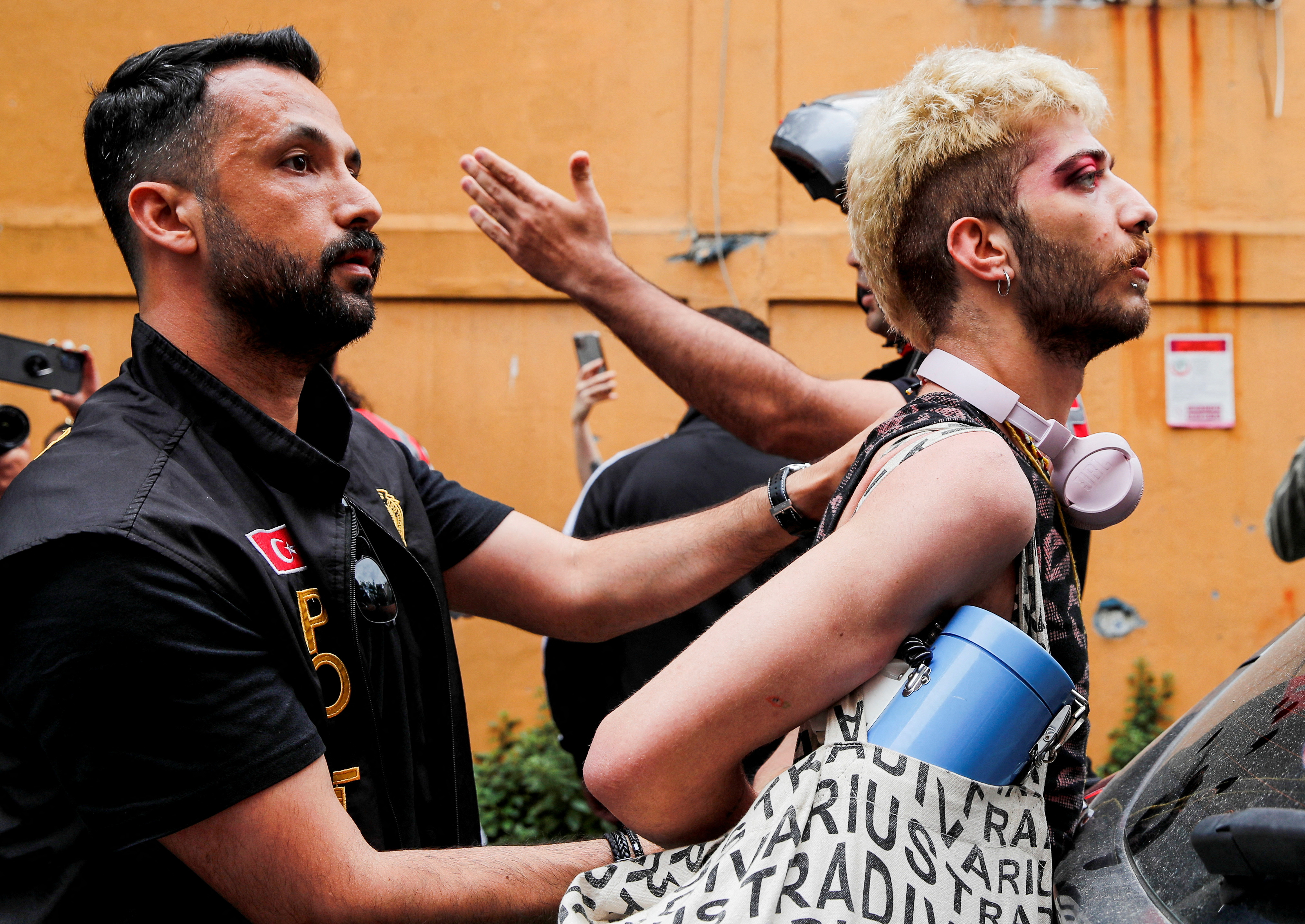 Turkey's LGBT+ community gather for a pride parade, in Istanbul