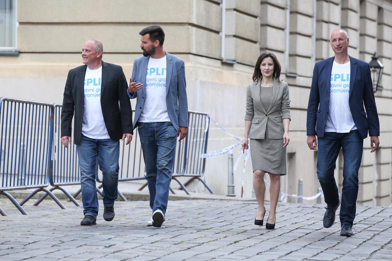 Konferencija za medije stranke Centar na temu "Kome smeta uvođenje reda u cijeloj Hrvatskoj?"