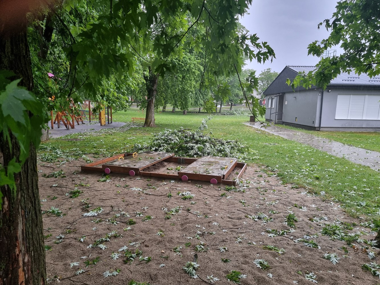Nevrijeme na području nekoliko županija tijekom 23. lipnja 2023