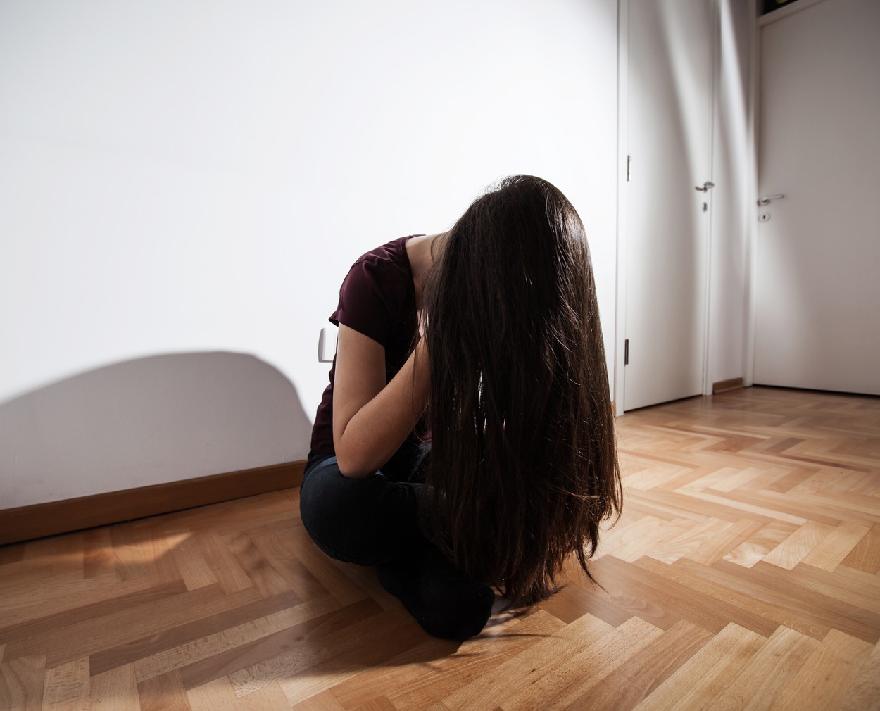 Depression Depressed woman