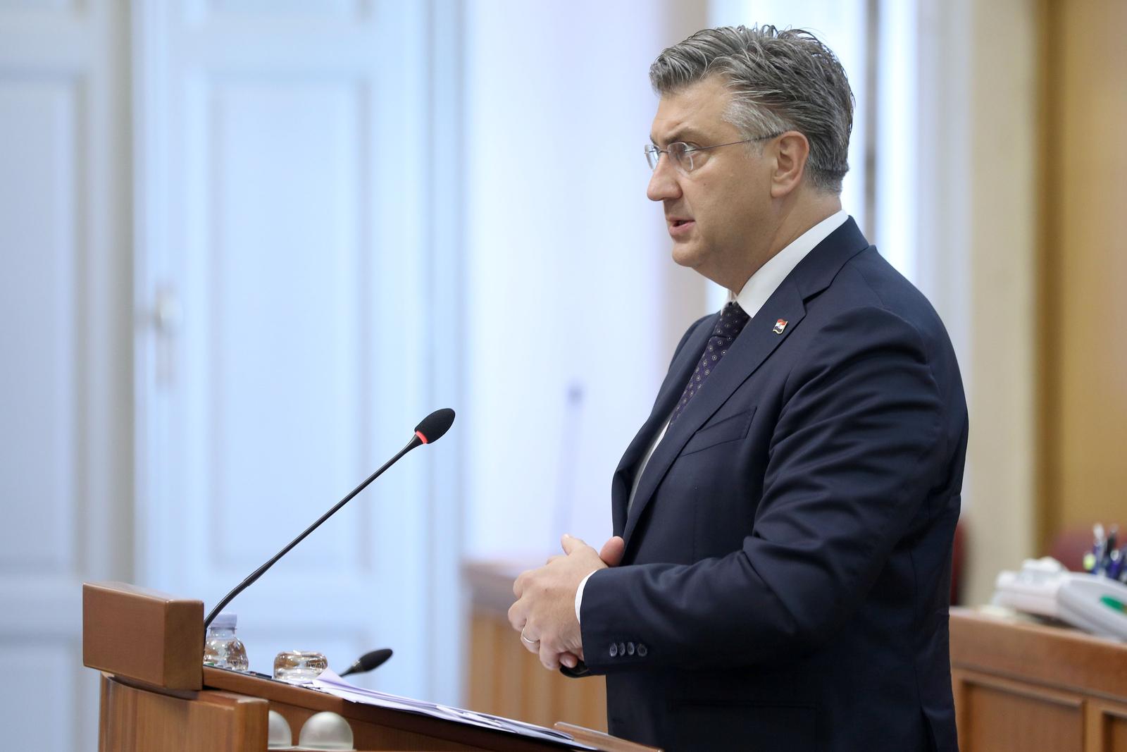 Zagreb: Plenković na otvorenju Treće godišnje konferencije Savjeta mladih u Republici Hrvatskoj