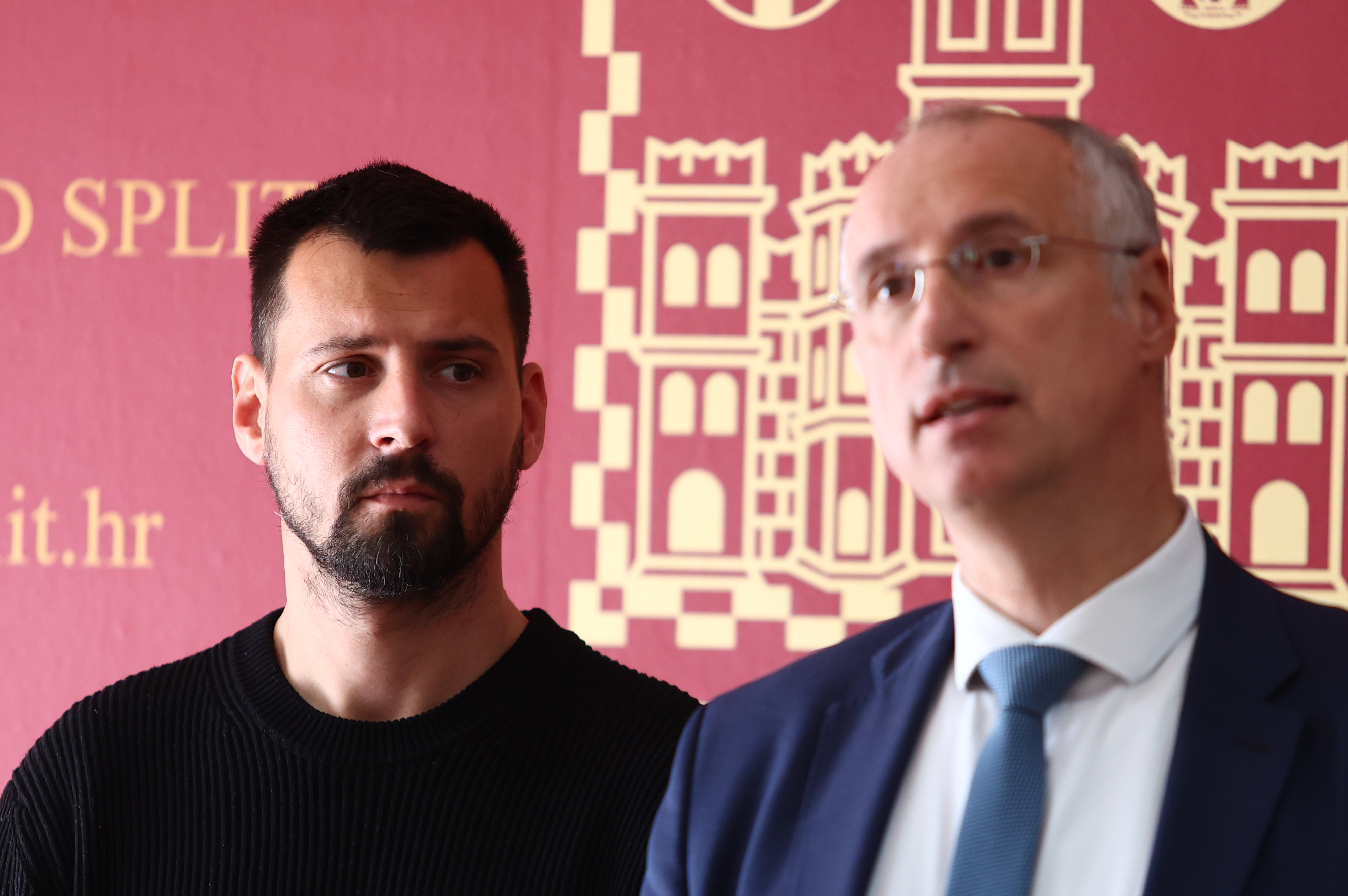 Split: Konferencija za medije gradonačelnika Ivice Puljka zbog kazne koju je dobio od Državnog inspektorata