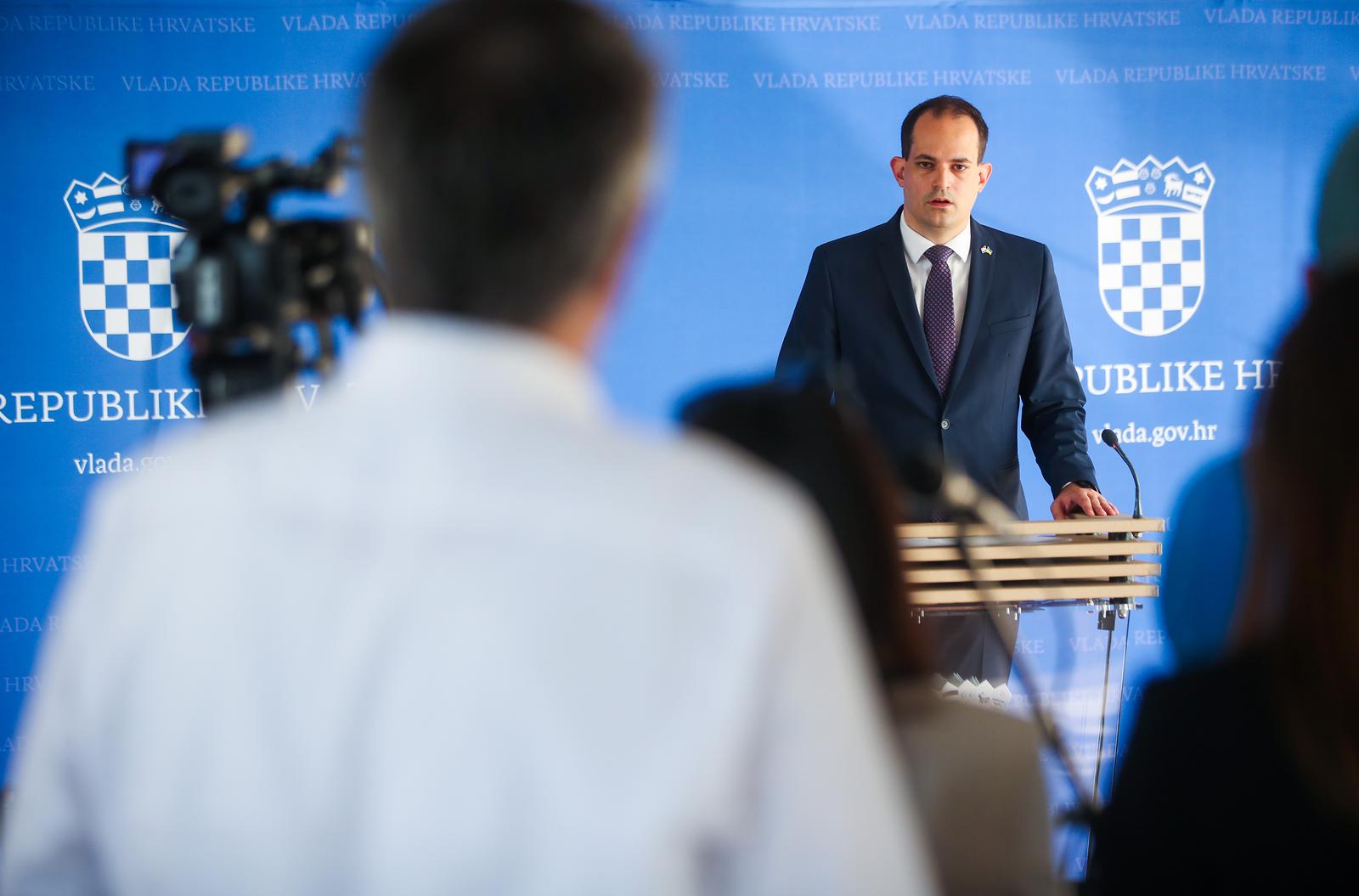 Zagreb: Ministar Malenica obratio se medijima nakon sjednice Vlade RH