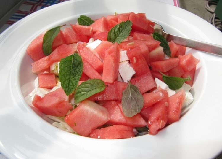 lubenica salata feta sir menta